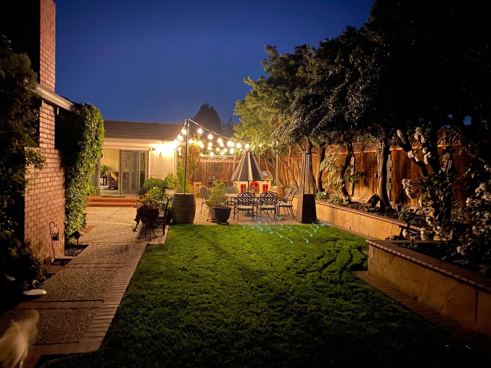 Wine Barrel Pole Lighting Etsy