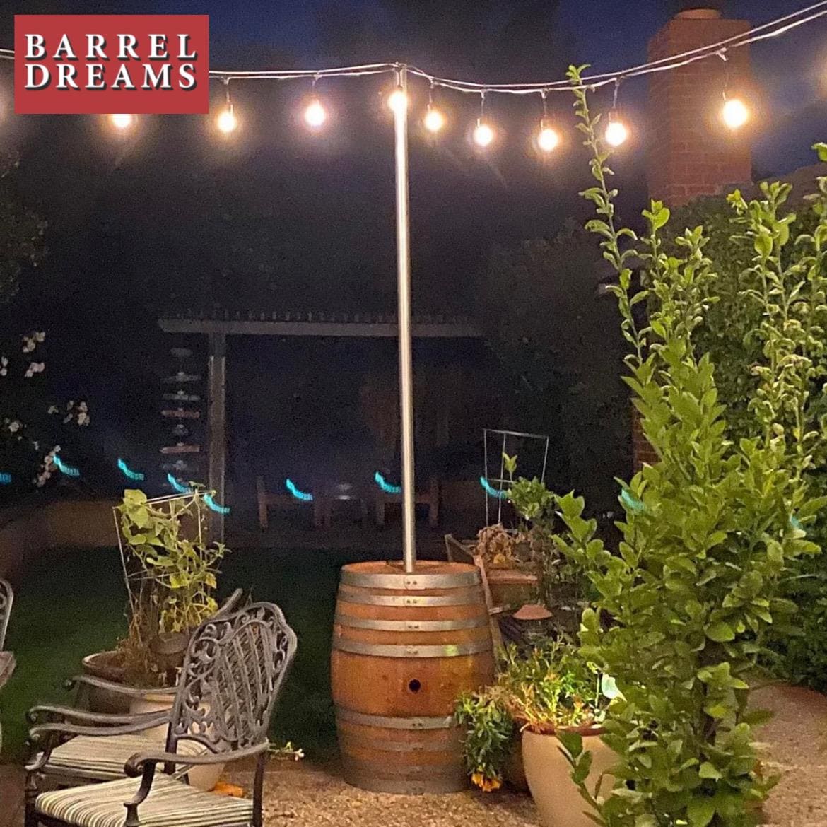 Wine Barrel Pole Lighting - Etsy