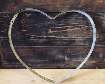 Heart Shaped Metal Hoop