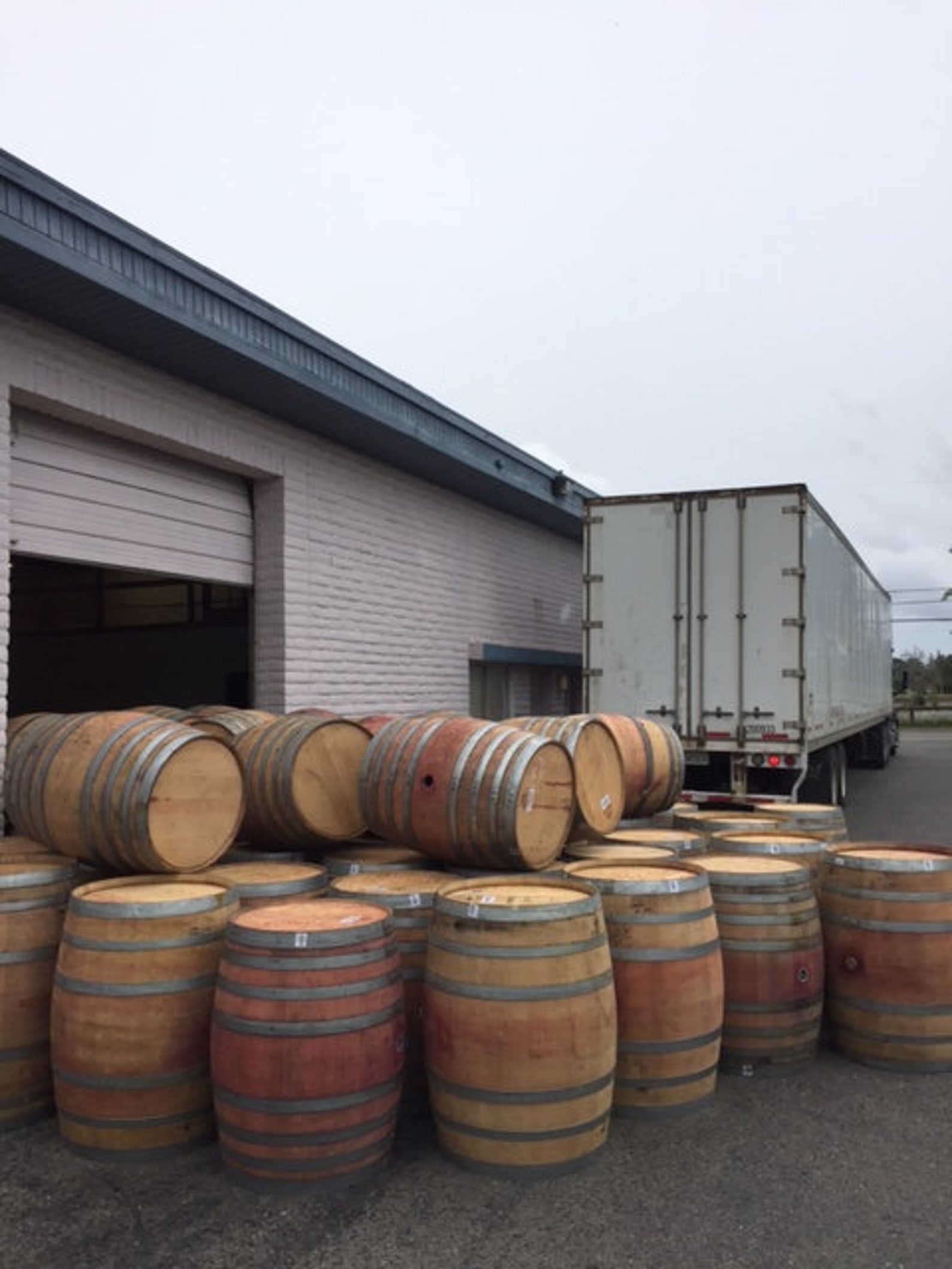 Used French Oak Wine Barrel Etsy