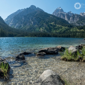 Taggart See Foto, Landschaftsfotografie, Grand Teton National Park, Natur-Foto, digitaler Download