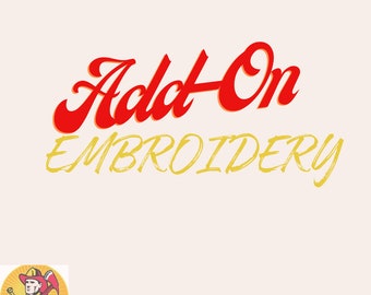 Add on Embroidery