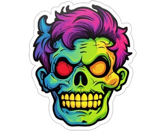 Monstruo malévolo de Frankenstein del arco iris