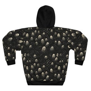All Over Print Ghost Hoodie | Dark Surreal Hoodie Inspired by Alfred Kubin image 2