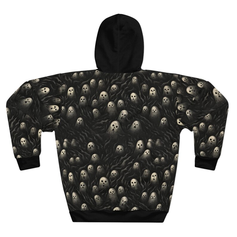 All Over Print Ghost Hoodie | Dark Surreal Hoodie Inspired by Alfred Kubin image 2