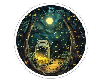 Firefly Jar Sticker