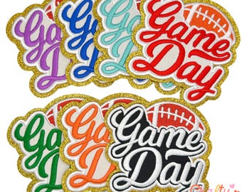 Football Game Day Patch, Iron On, Game Day, DIY Patch