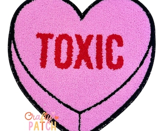 Large Valentine's Day Patch, Iron On, DIY Patch