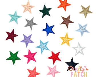 Small Star Patch, Hat Patch, Iron On Patch