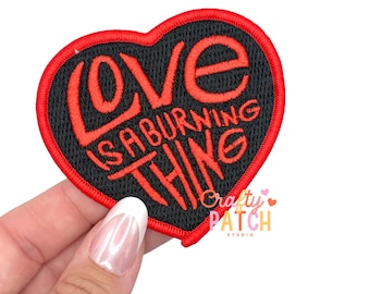 Heart Patch, Iron On Patch