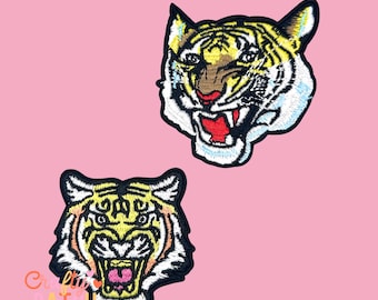 Tiger Patch, Iron On, DIY Patch