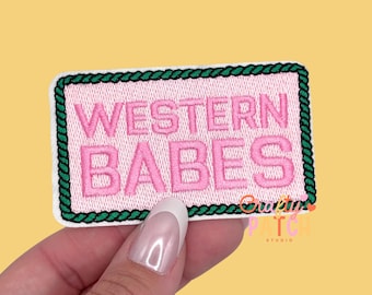 Western Babes Patch, Iron On Patch