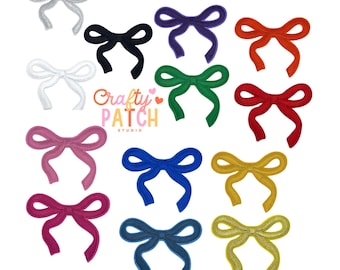 Bow Patch, Iron On, DIY Patch