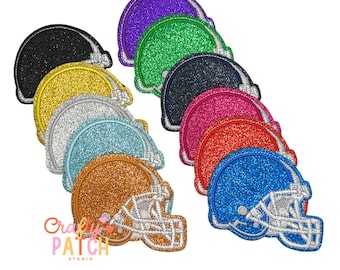 Football Helmet Patch, Iron On, Game Day, DIY Patch