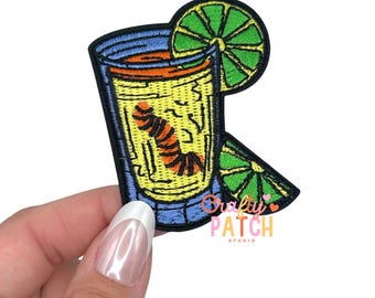Tequila Shot Patch, Iron On Patch