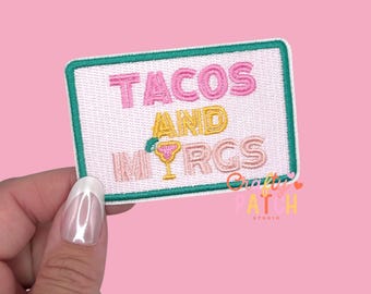 Tacos and Margs Patch, Iron On Patch
