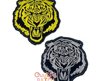Tiger Patch, Iron On, DIY Patch
