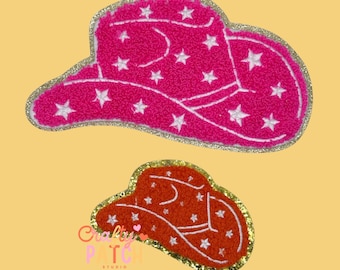 Cowboy Hat Patch, Iron On, DIY Patch