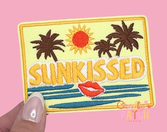 Sunkissed Patch, Iron On Patch