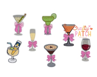 Drinks Patch, Iron On Patch