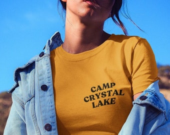 Camp Crystal Lake Counselor - Freitag der 13te Horrorfilm inspiriert Replik Unisex T-Shirt - Jason Voorhees - Horrorfilm Geschenke Slasher Geschenk