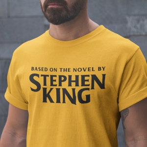 Based on the Novel by Stephen King Short-Sleeve Unisex T-Shirt Horror Inspired Movie Tee horror gift reader gifts scary halloween fan image 1