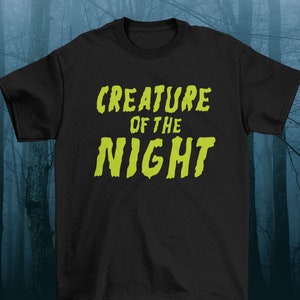 Creature of the Night - Short-Sleeve Unisex T-Shirt - rocky horror picture show inspired retro horror vintage thriller horror gift goth