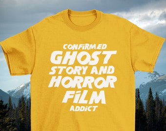 Confirmed Ghost Story and Horror Film Addict - The Shining-Inspired Unisex Tee - stephen king the shining movie 1980 room 237 overlook hotel