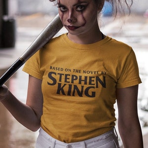 Based on the Novel by Stephen King Short-Sleeve Unisex T-Shirt Horror Inspired Movie Tee horror gift reader gifts scary halloween fan image 2