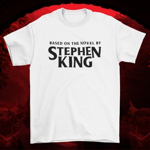 Based on the Novel by Stephen King Short-Sleeve Unisex T-Shirt Horror Inspired Movie Tee horror gift reader gifts scary halloween fan image 6