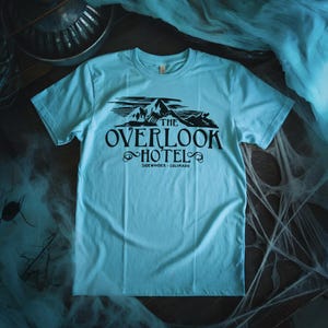 The Overlook Hotel - The Shining Inspired Horror Tee - Short Sleeve Unisex Tshirt - Stephen King room 237 stanley kubrick scary horror gift