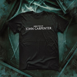 Directed By John Carpenter Short-Sleeve Unisex T-Shirt - Horror Movie Tee - halloween movie 1978 michael myers slasher gift for horror fans