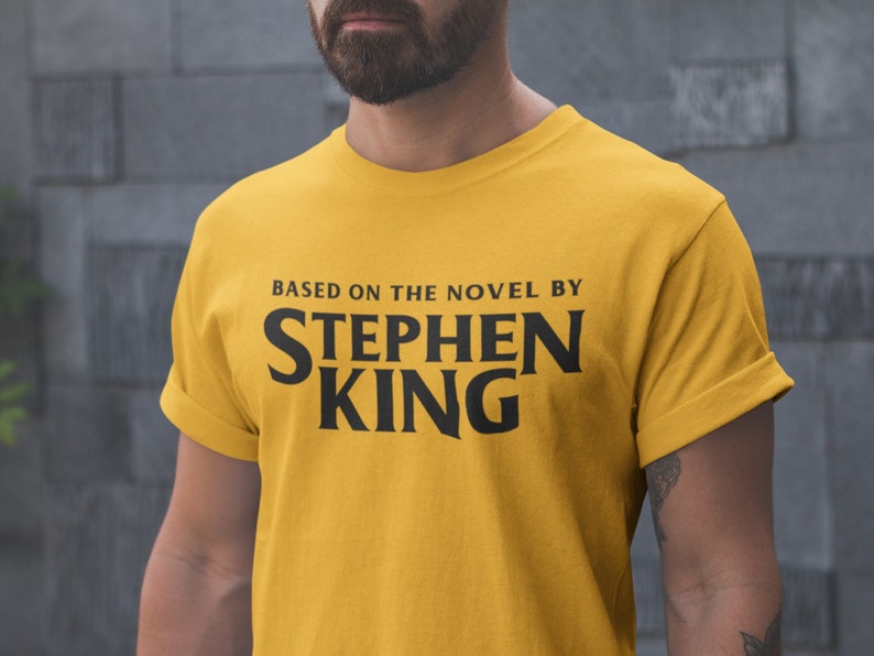 Based on the Novel by Stephen King Short-Sleeve Unisex T-Shirt Horror Inspired Movie Tee horror gift reader gifts scary halloween fan image 1