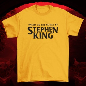 Based on the Novel by Stephen King Short-Sleeve Unisex T-Shirt Horror Inspired Movie Tee horror gift reader gifts scary halloween fan image 4