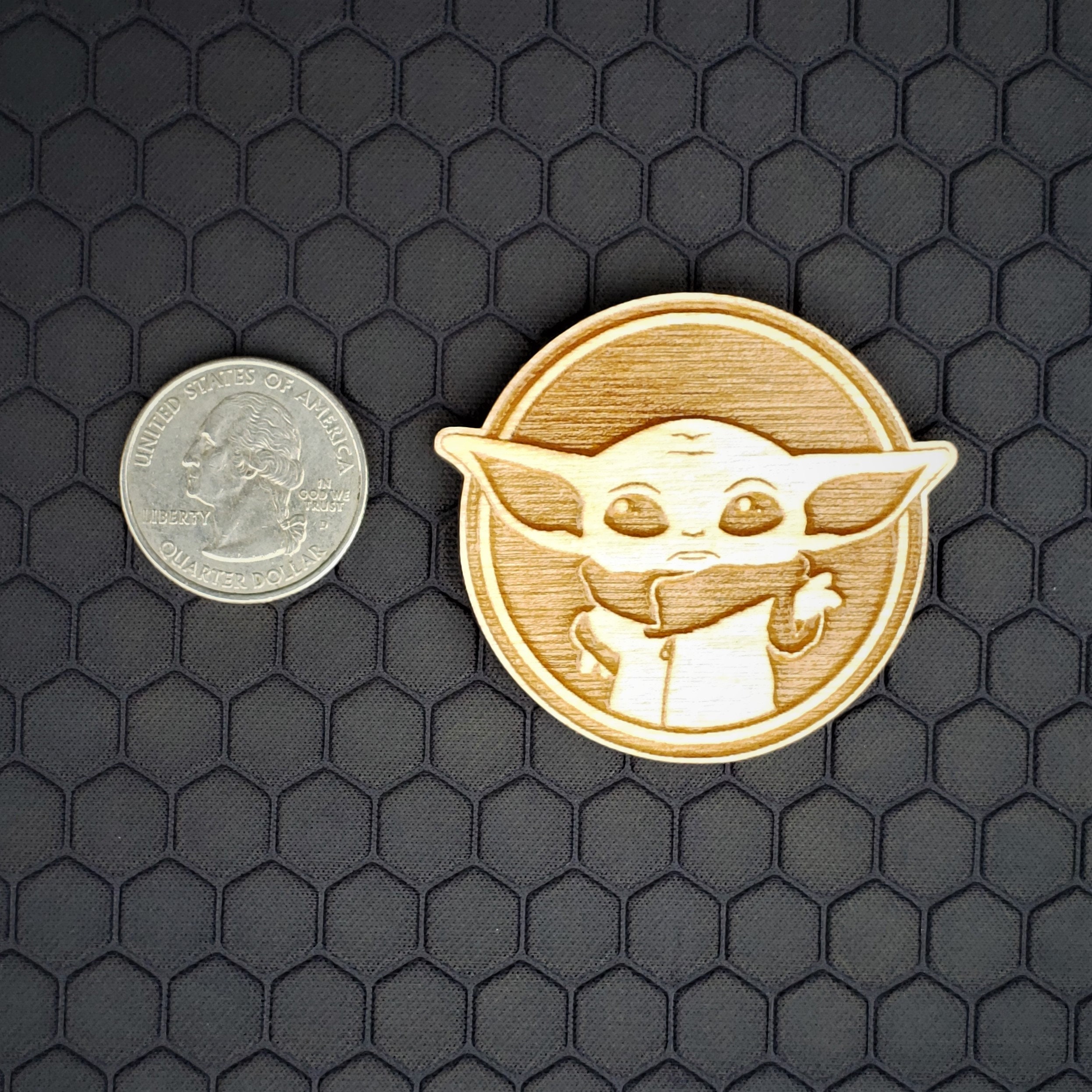 Laser Engraved Star Wars Baby Yoda / Baby Yoda / the Etsy