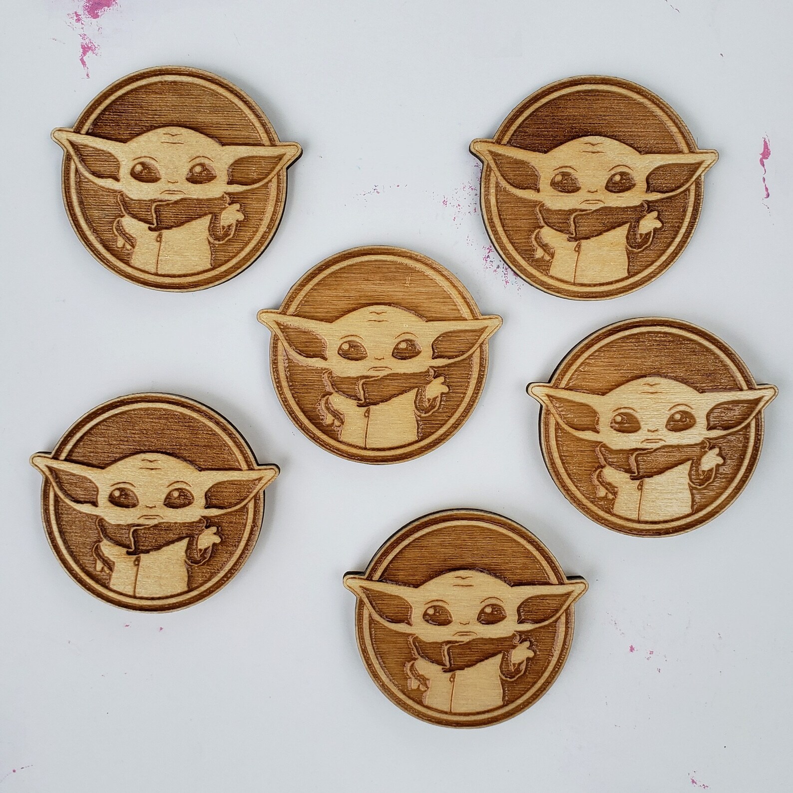 Laser Engraved Star Wars Baby Yoda / Baby Yoda / the Etsy