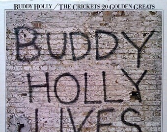 Buddy Holly and The Crickets "20 Greatest Hits" Rock n Roll Vinyl Record