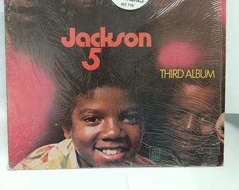 LP  Motown Jackson 5  "Third Album" Vintage Vinyl Record  VG+/M-