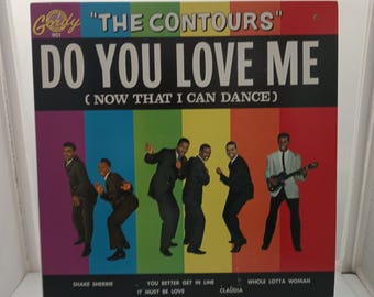 LP  Motown - The Contours - Do you love me - Vintage Vinyl Record  VG++/M-