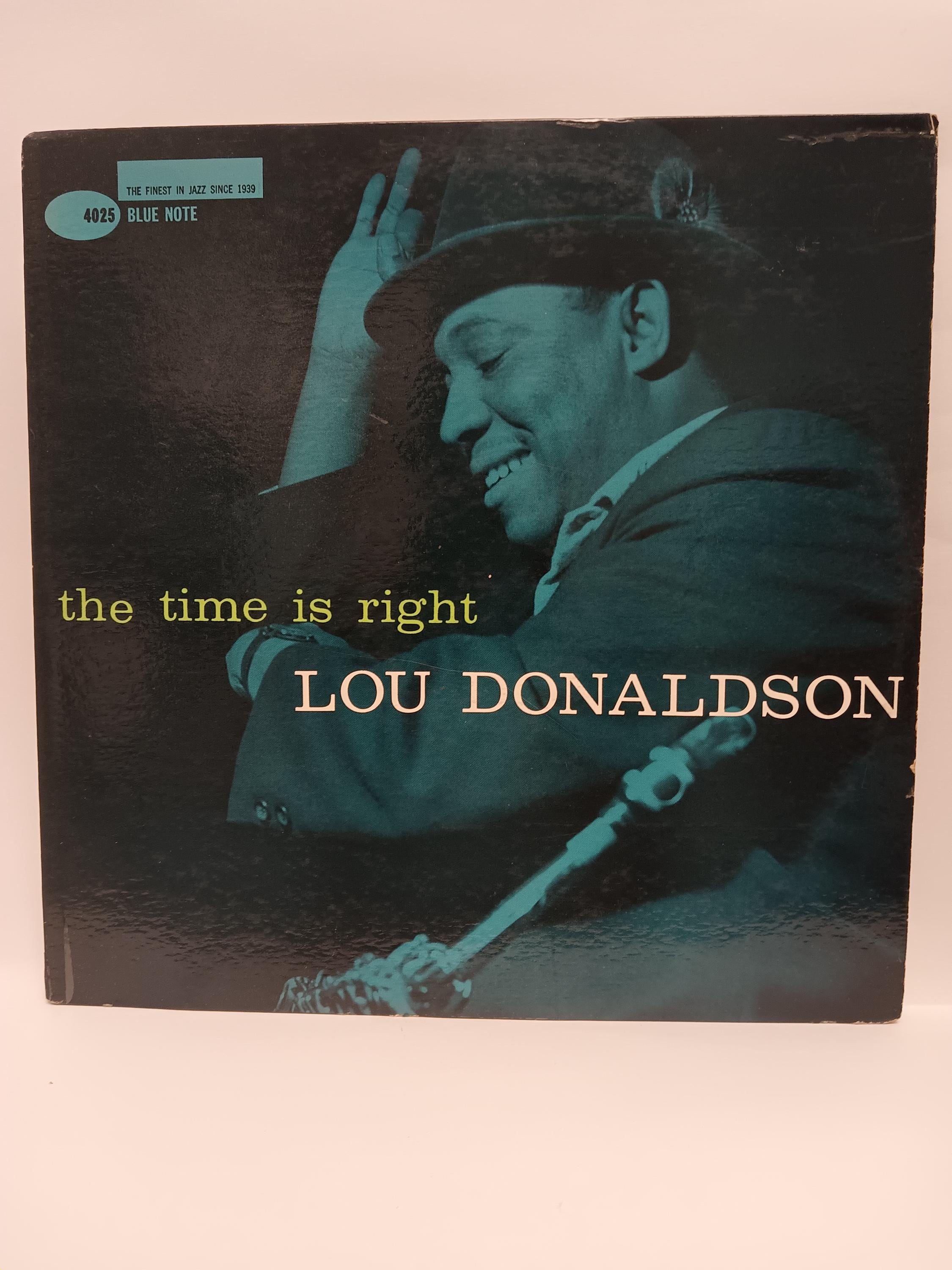 Lou Donaldson The Time Is Right レコード LP Jazz Lou Donaldson 