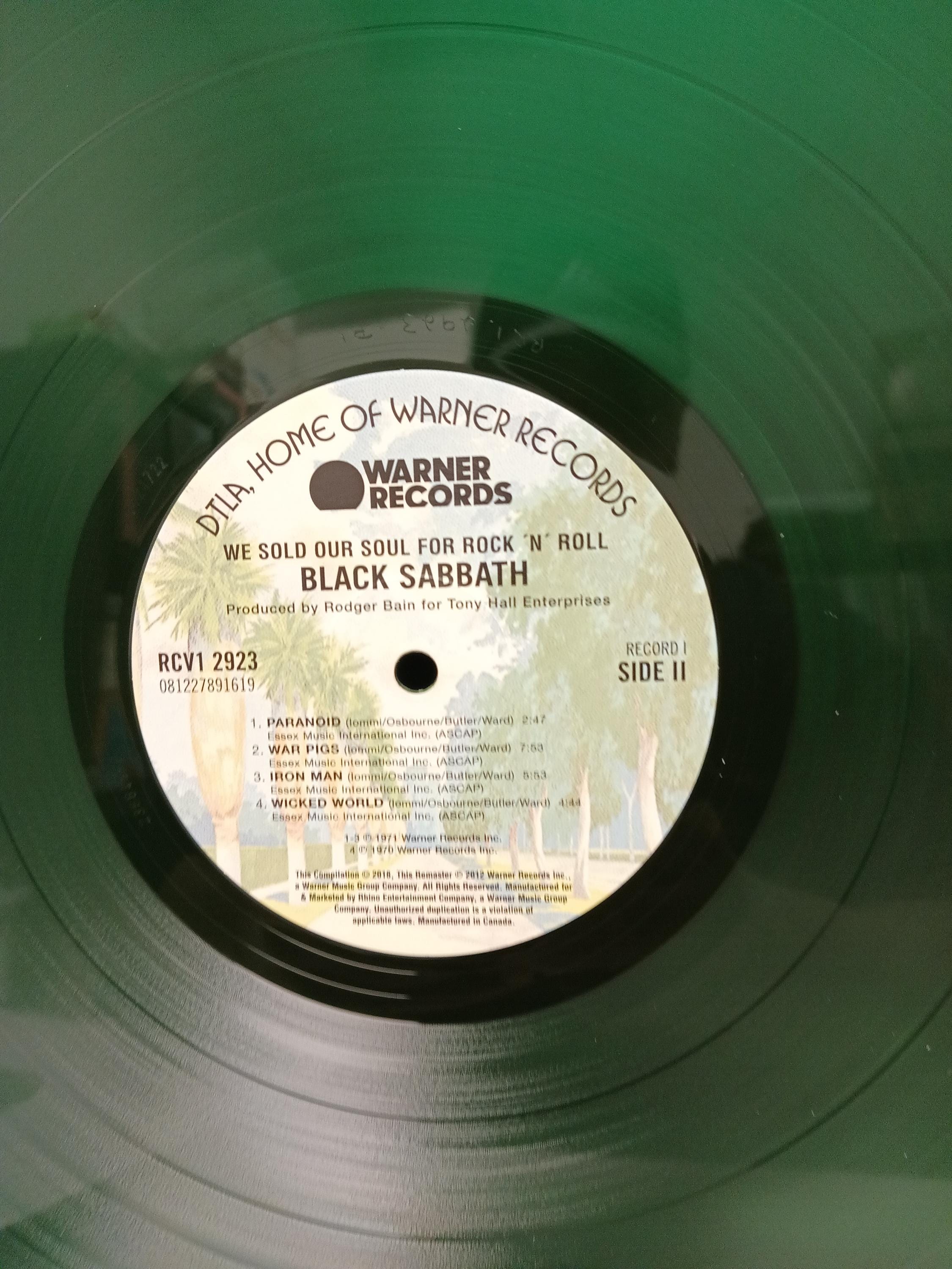 LP Rock/metal Black Sabbath 