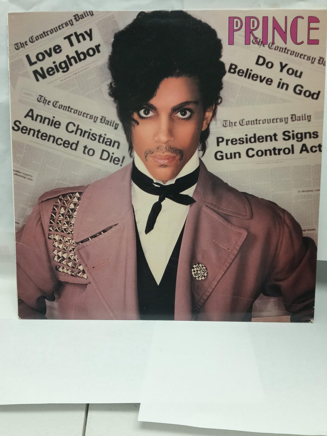 Prince Controversy PROMO 資料付き　希少ポスター付き Prince Controversy PROMO 資料付き 希少ポスター付き 【公式通販】