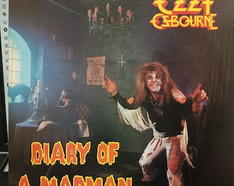 Vintage Ozzy Osbourne Diary of a Madman LP Record Vinyl