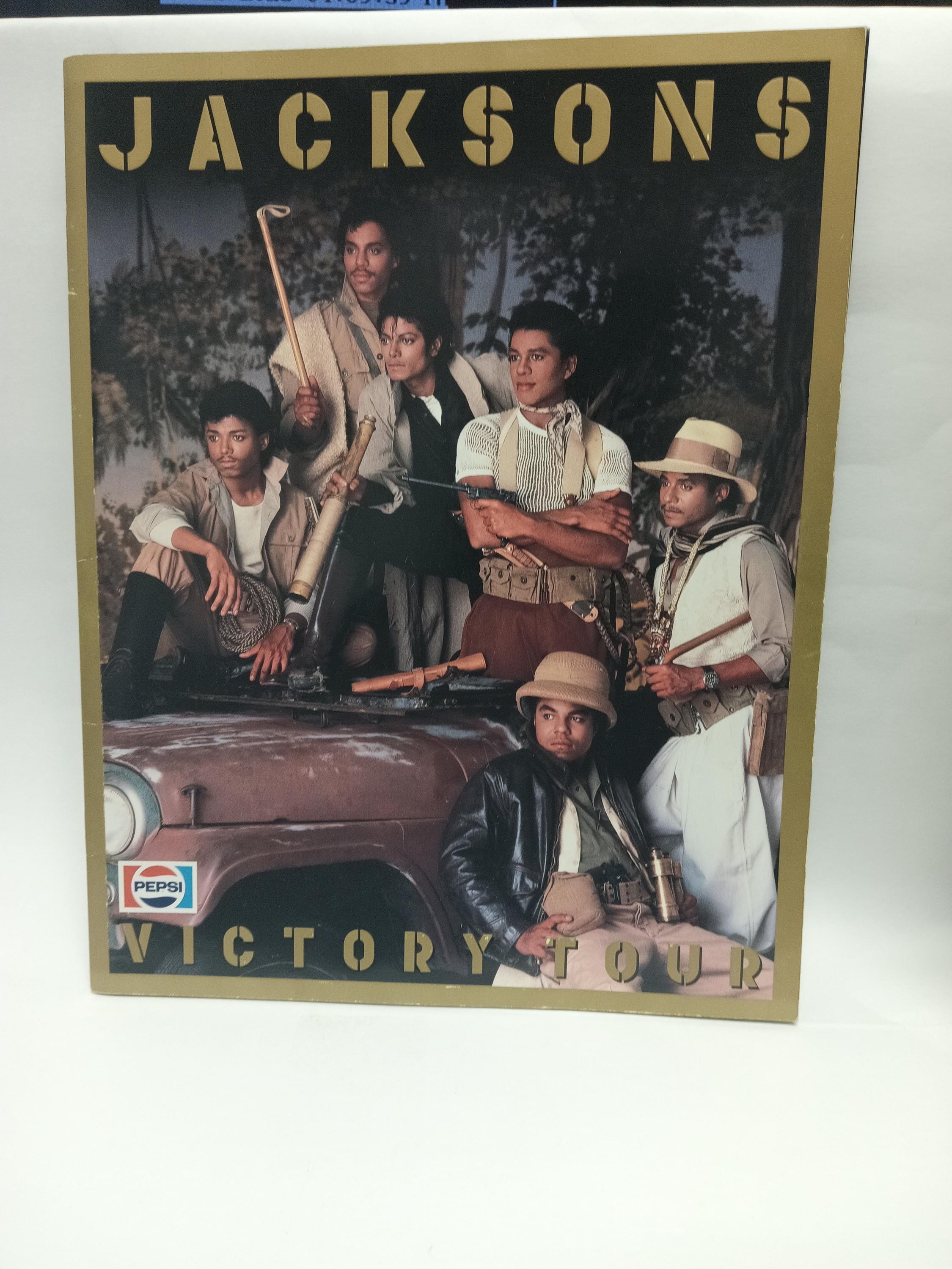The Jackson Victory (15) Page Photo Pepsi (rare) Tour Souvenir