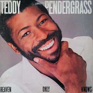 Teddy Pendergrass &quot;Heaven only weiß&quot; R&B Vinyl-Schallplatte M-/M-
