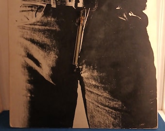 LP  Rock  The Rolling Stones - Sticky Fingers - Vintage Vinyl Record  VG+/VG++