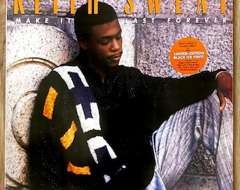 LP Keith Sweat R&B  "Make it last forever" Vintage Vinyl Record Album Sealed