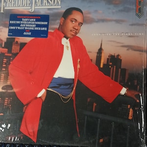 LP  R&B  Freddie Jackson &quot;Just like the first time&quot;  Vinyl Record  M-/M-