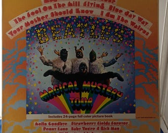 LP Rock The Beatles - Magical Mystery Tour - Disco de Vinil Vintage VG+/VG++
