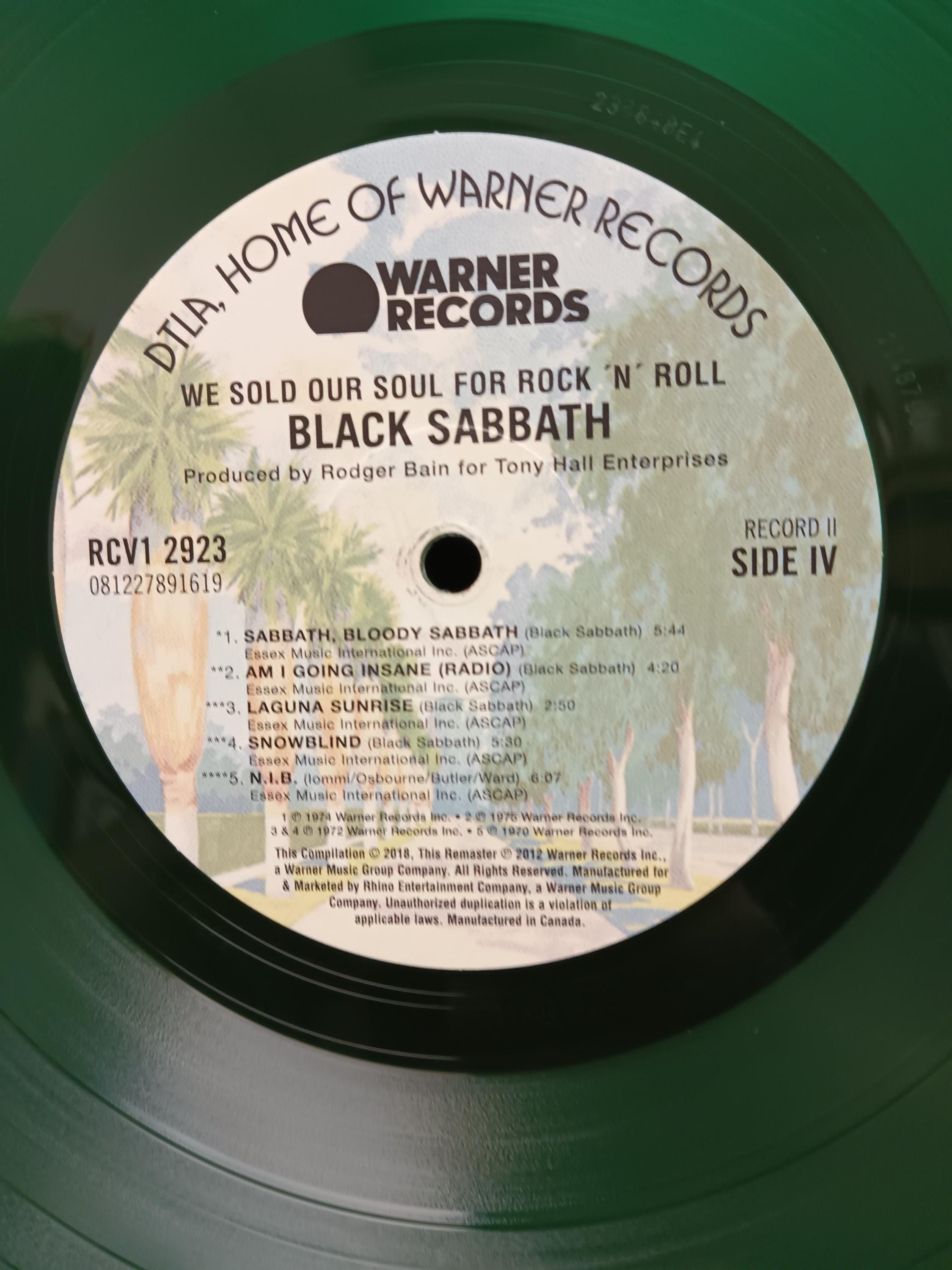 LP Rock/metal Black Sabbath 